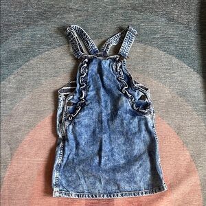 Polarn O Pyret Swede Kids Denim Blue Overalls
